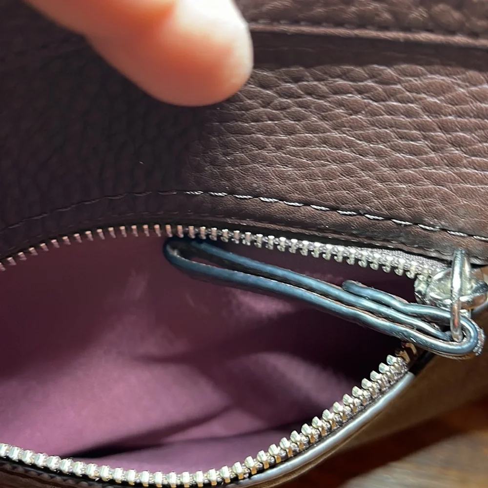 Coach brown leather crossbody - Picture 5 of 10